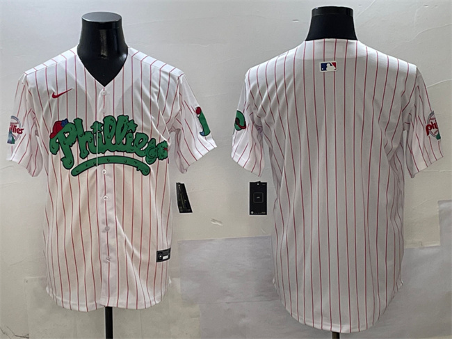 Philadelphia Phillies Blank White Phanatic Limited Stitched Jersey - Zenithce