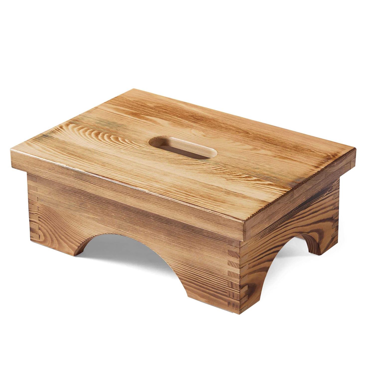 ECROCY Wooden Bedside Step Stool Indoor & Outdoor Mobility Step Stool - Zenithce