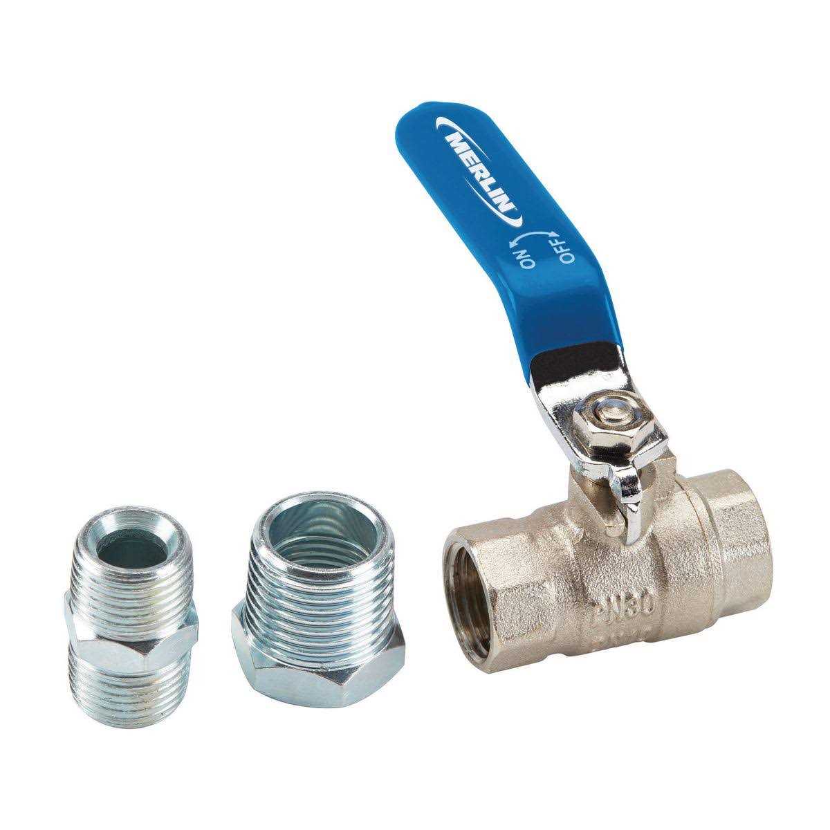 Merlin 1/2 in. Steel Industrial Quick Coupler Set - Zenithce