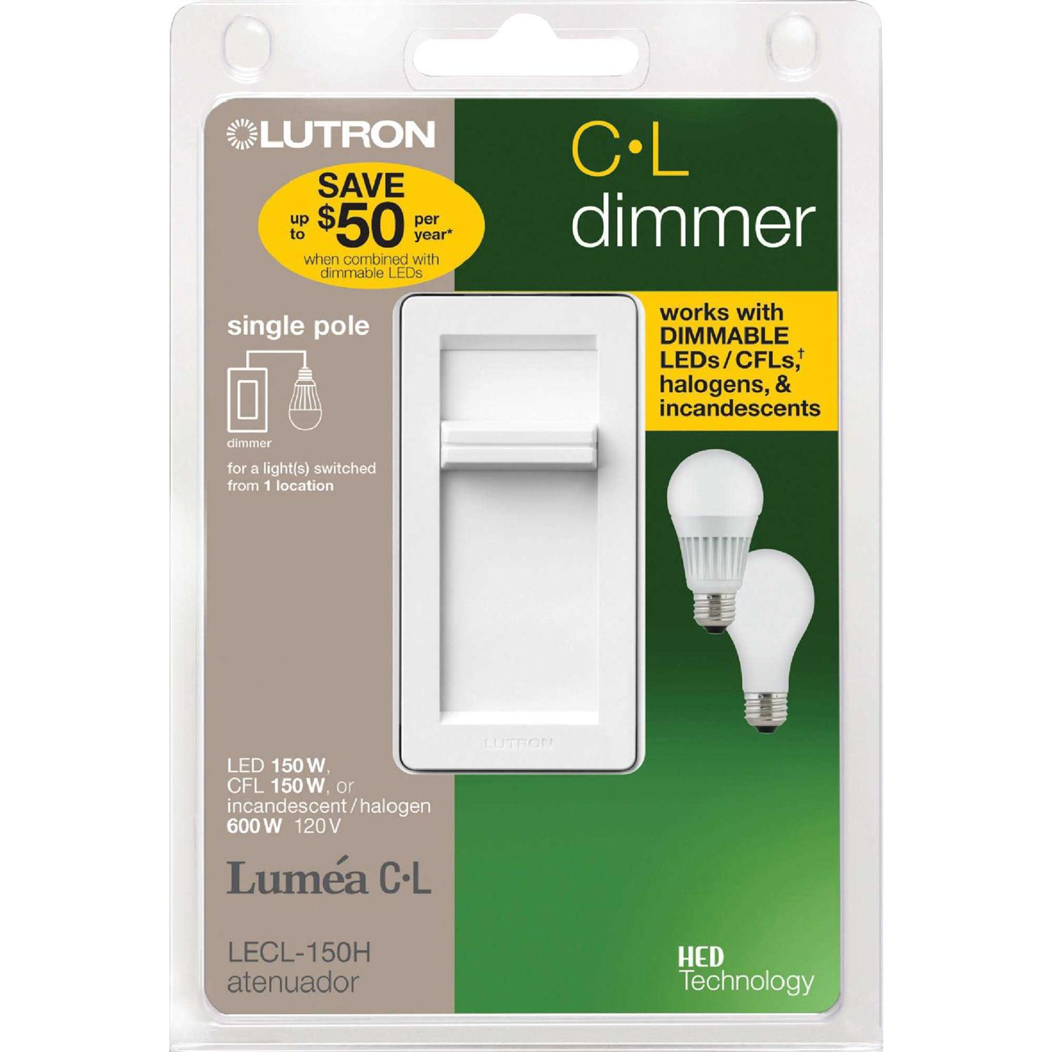 Lutron Dimmer Push - Zenithce