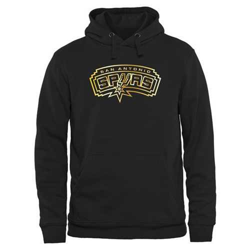 San Antonio Spurs Gold Collection Pullover Hoodie Black - Zenithce