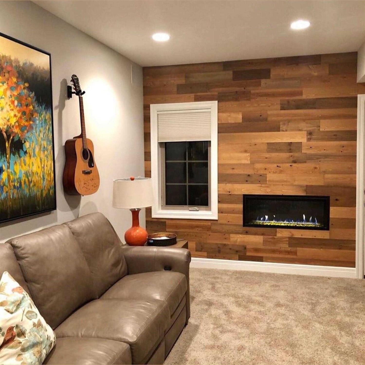 Timberchic Reclaimed Wooden Wall Planks Peel and Stick - Zenithce