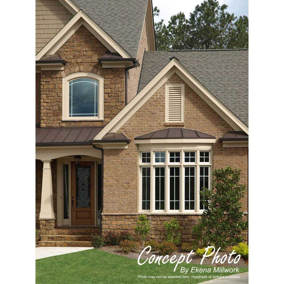 Ekena Millwork Octagonal Surface Mount PVC Gable Vent - Zenithce
