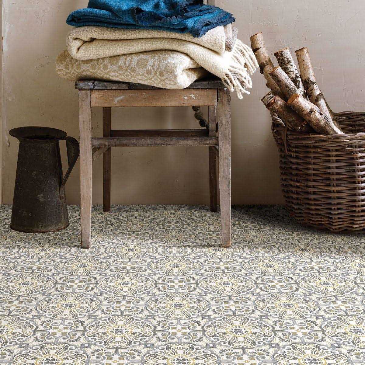 FloorPops Altair Peel Stick Floor Tiles - Zenithce