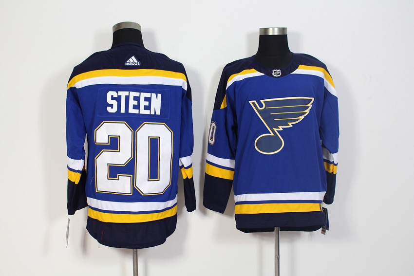 Adidas St. Louis Blues #20 Alexander Steen Blue Stitched Jersey - Zenithce