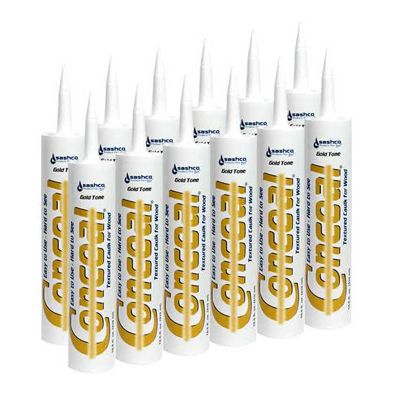 Sashco 10.5 oz Conceal Textured Caulk - Zenithce