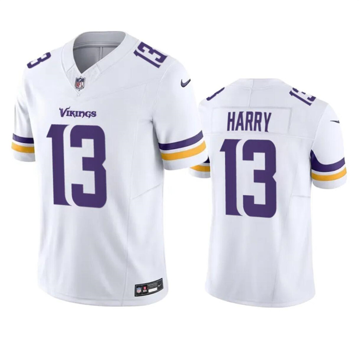 Minnesota Vikings #13 N'Keal Harry White 2023 F.U.S.E. Vapor Untouchable Limited Stitched Jersey - Zenithce