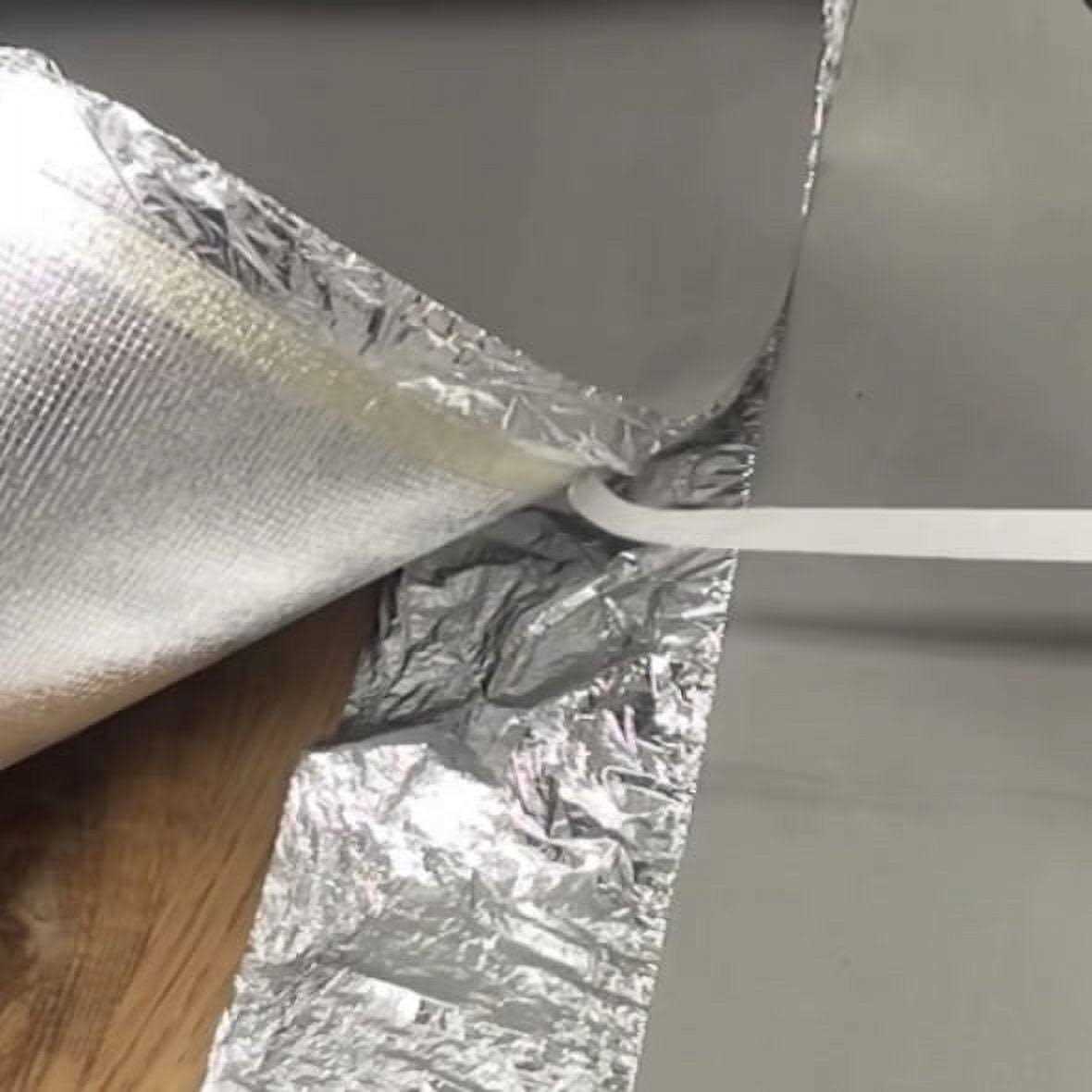 Dekorman Premium Plus T 120 mil Acoustic Underlayment with Silver Foil for Laminate Floor - Zenithce