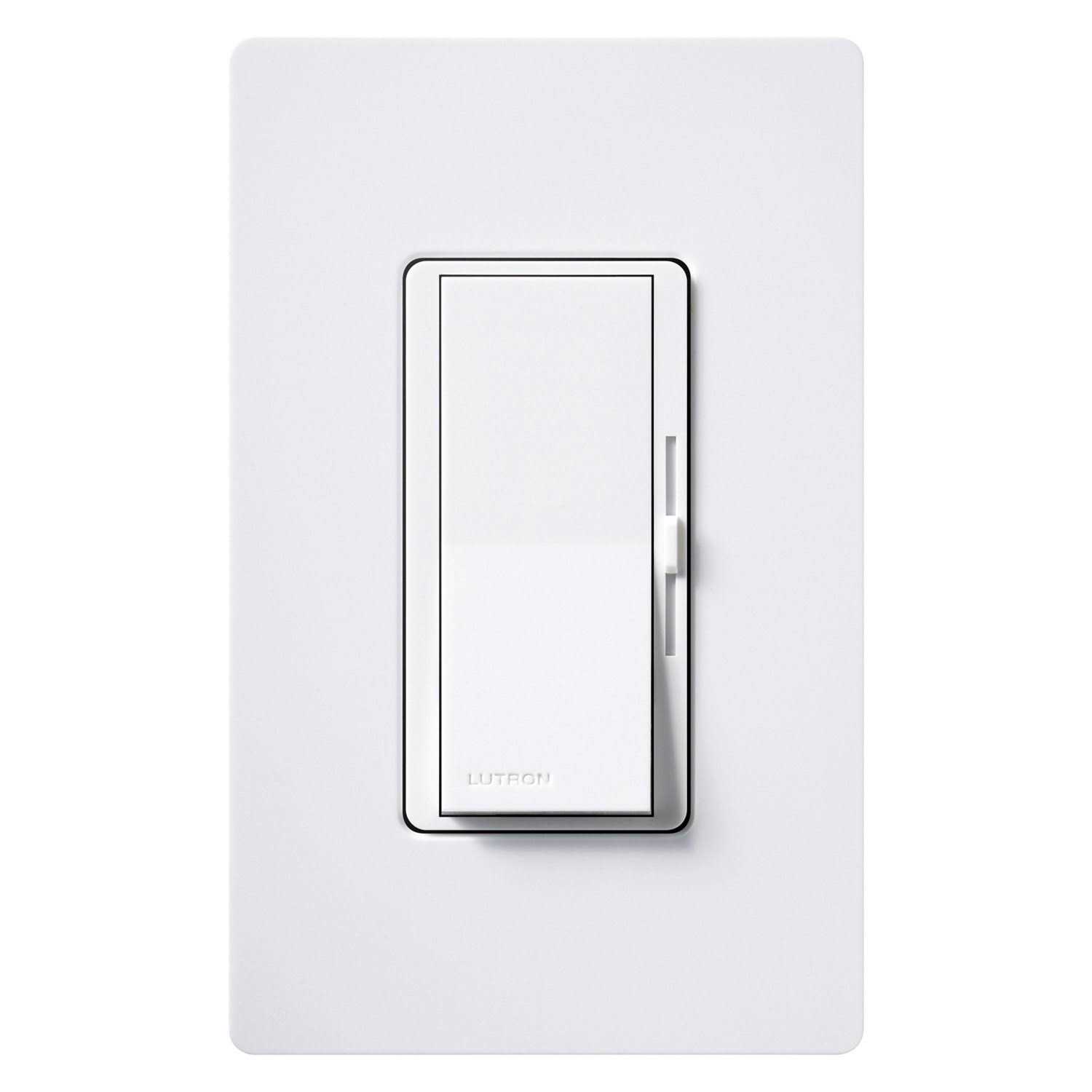 Lutron DVCL-153P-WH Diva Dimmer CFL/LED - Zenithce