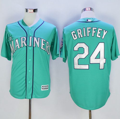 Mariners #24 Ken Griffey Green New Cool Base Stitched Jersey - Zenithce