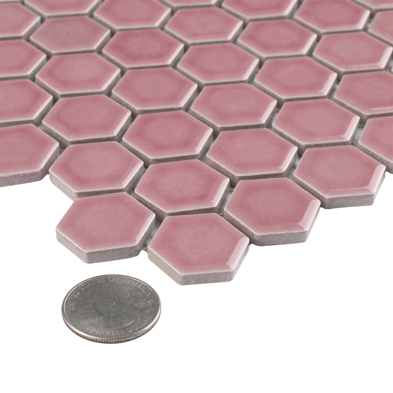 Merola Tile Heritage Hex 7 x 8 Porcelain Floor and Wall Tile - Zenithce