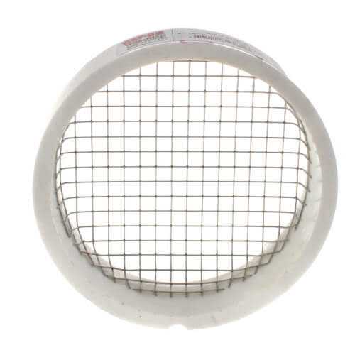 Wal-rich 2202052 3 inch PVC Termination Vent with SS Screen - Zenithce
