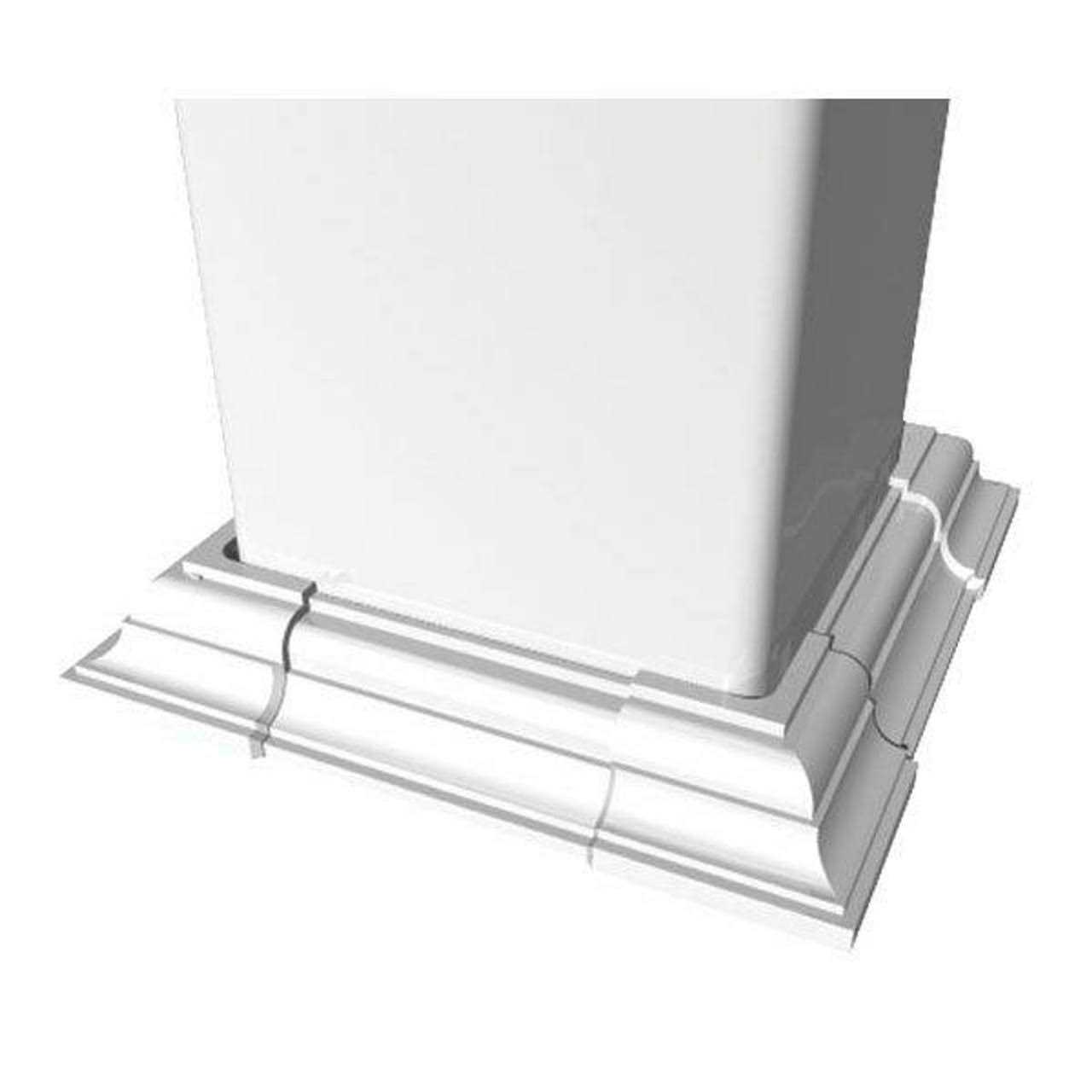 RDI 3-1/2 in. x 3-1/4 in. x 97 in. Vinyl Transform Top Rail - Zenithce