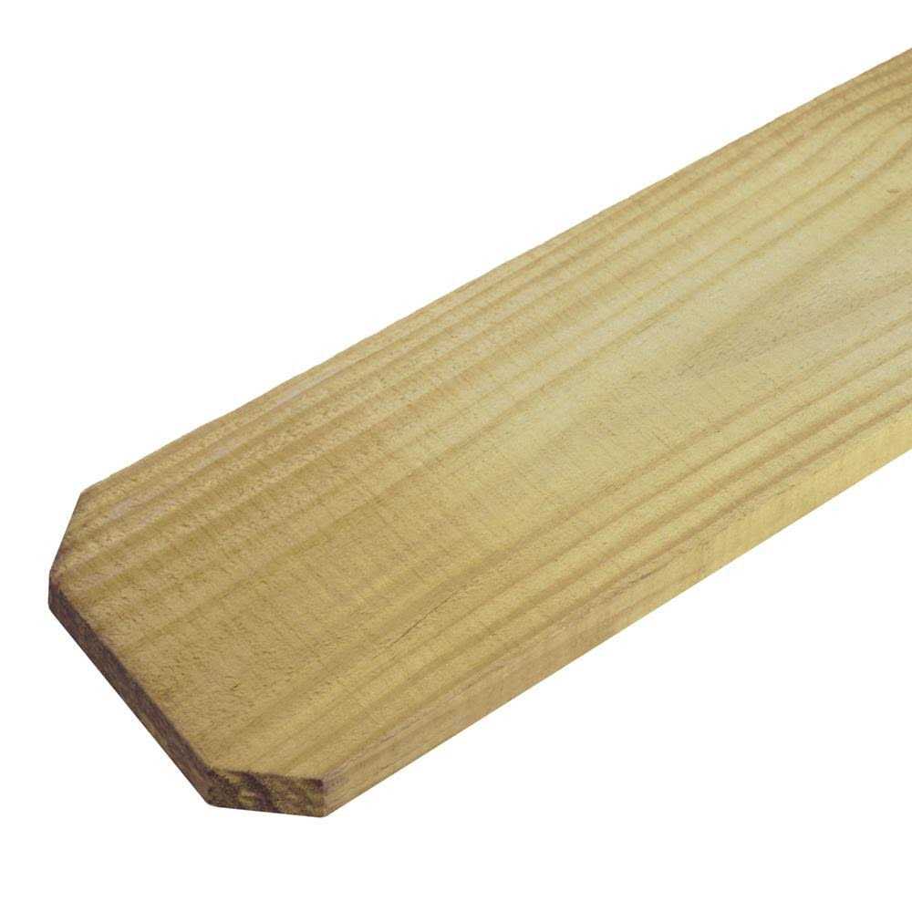 Outdoor Essentials 6 ft. Dog Ear Brazilian Pine Fence Picket - Zenithce