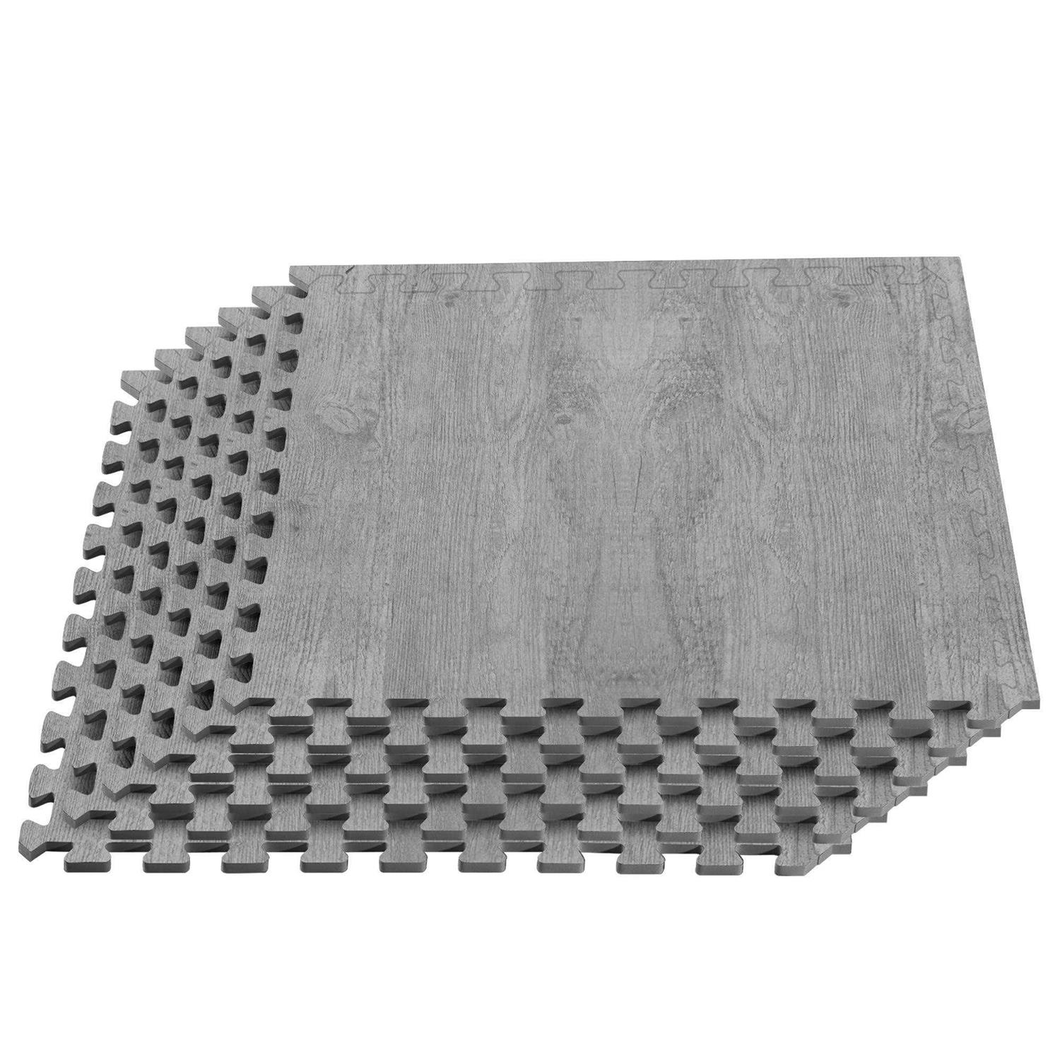 We Sell Mats Forest Floor Farmhouse Collection 3/8 inch Thick Printed Wood Grain - Zenithce