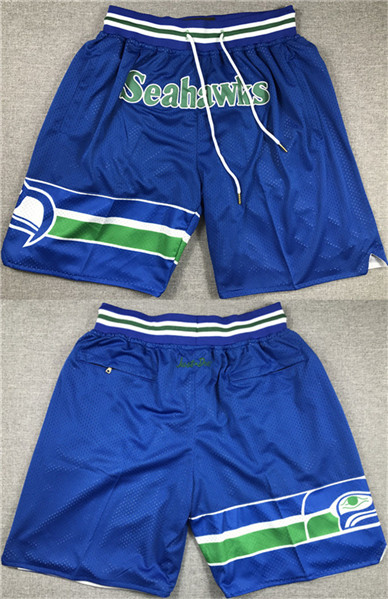 Seattle Seahawks Blue Shorts - Zenithce