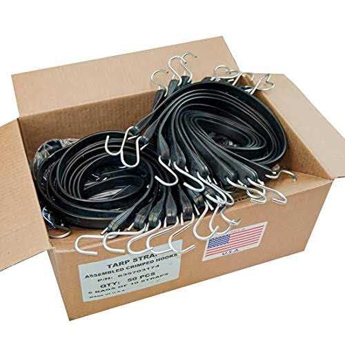 Universal Polymers Usa Tarp Straps with Crimped Hooks - Zenithce