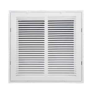 Venti Air 8 in. White Flat Return Air Steel Grille - Zenithce