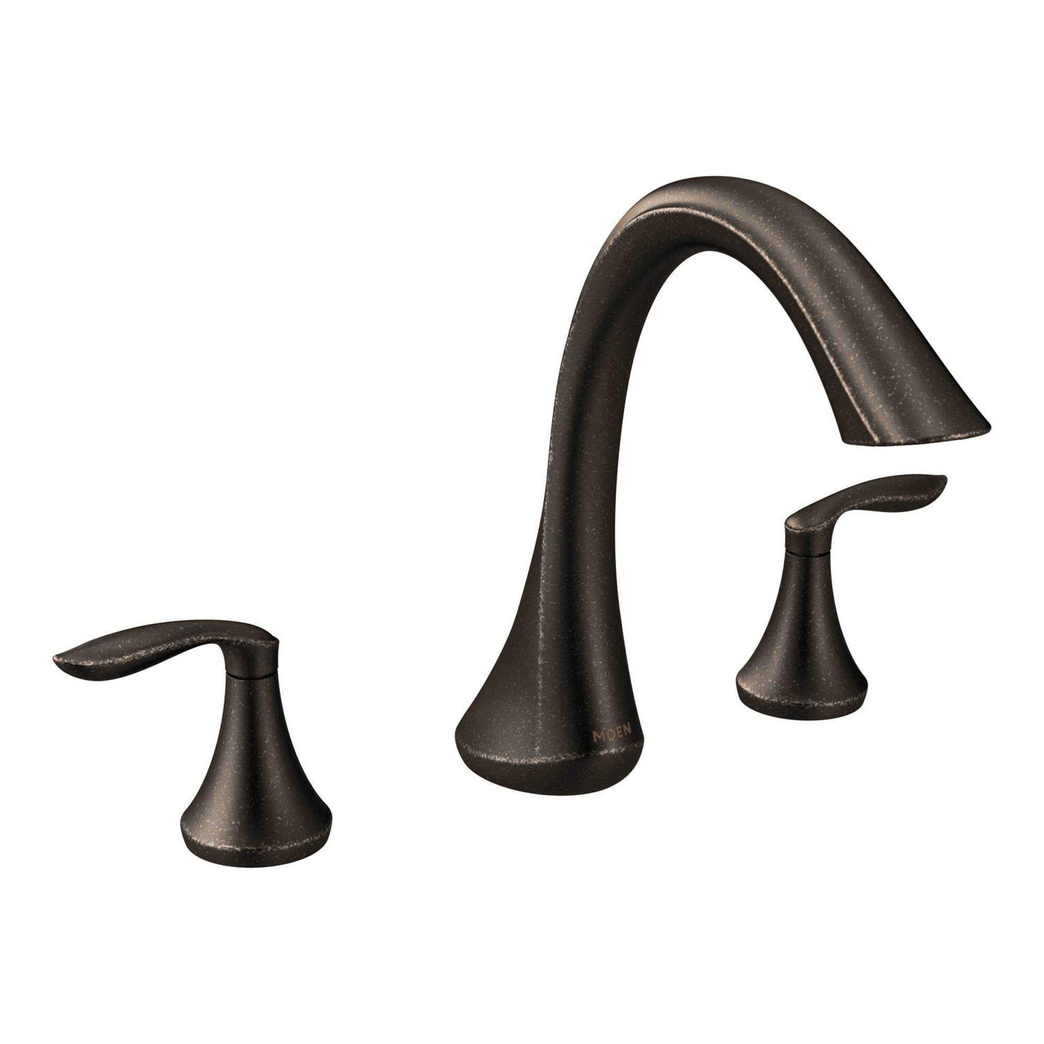 Moen Eva Two Handle Roman Tub Faucet T943 - Zenithce