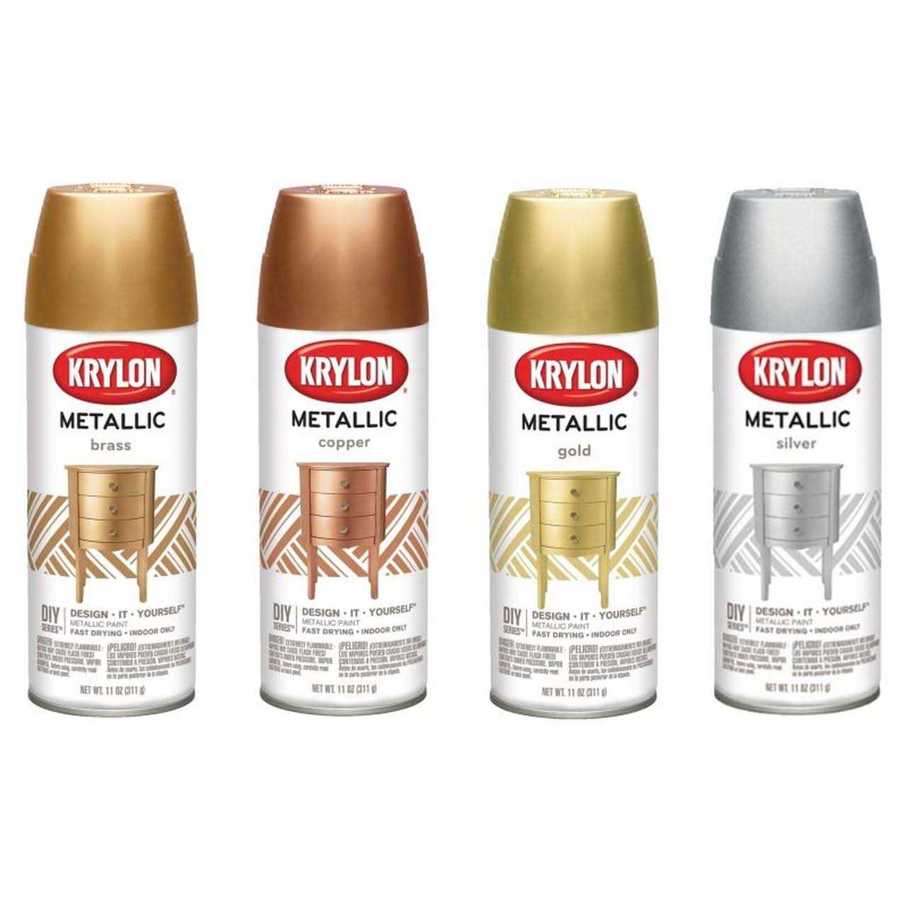 Krylon Metallic Spray Paint - Zenithce
