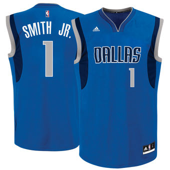 Dallas Mavericks #1 Dennis Smith Jr. adidas Blue 2017 Draft Pick Replica Jersey - Zenithce