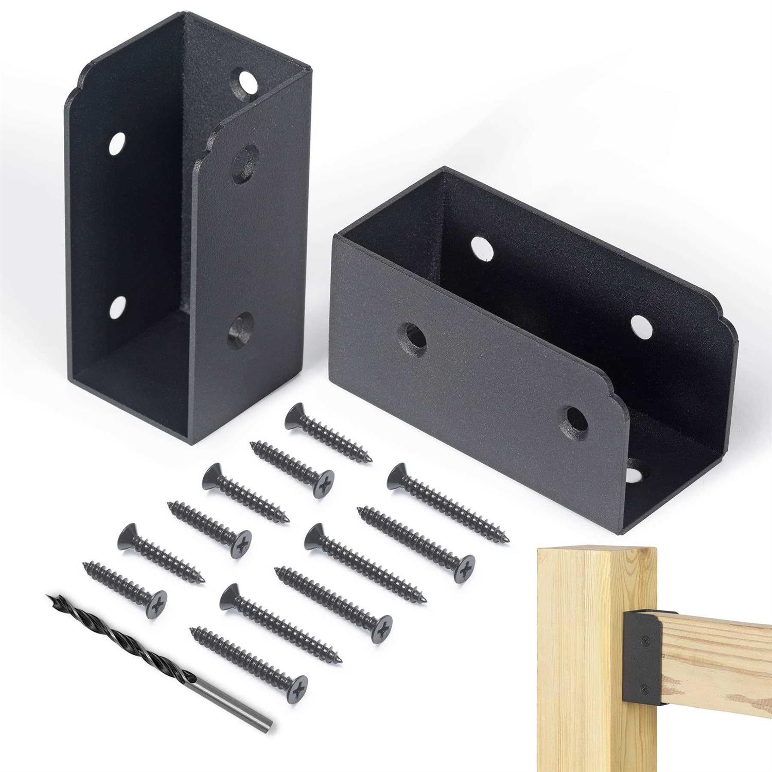 WOCEPU Stainless Steel Adjustable Post Protector, Protects Wooden Mailboxes and Fences from Lawnmower and rain Damage - Zenithce