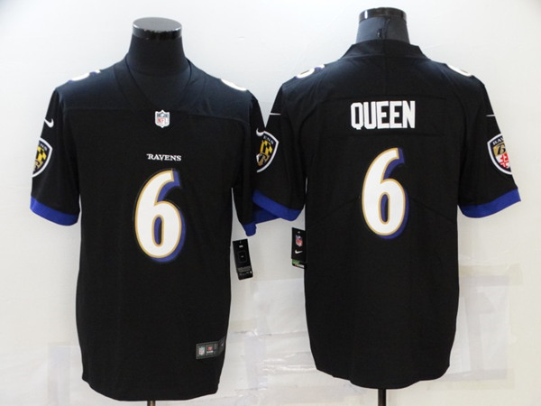 Baltimore Ravens #6 Patrick Queen Black Vapor Untouchable Limited Stitched Jersey - Zenithce