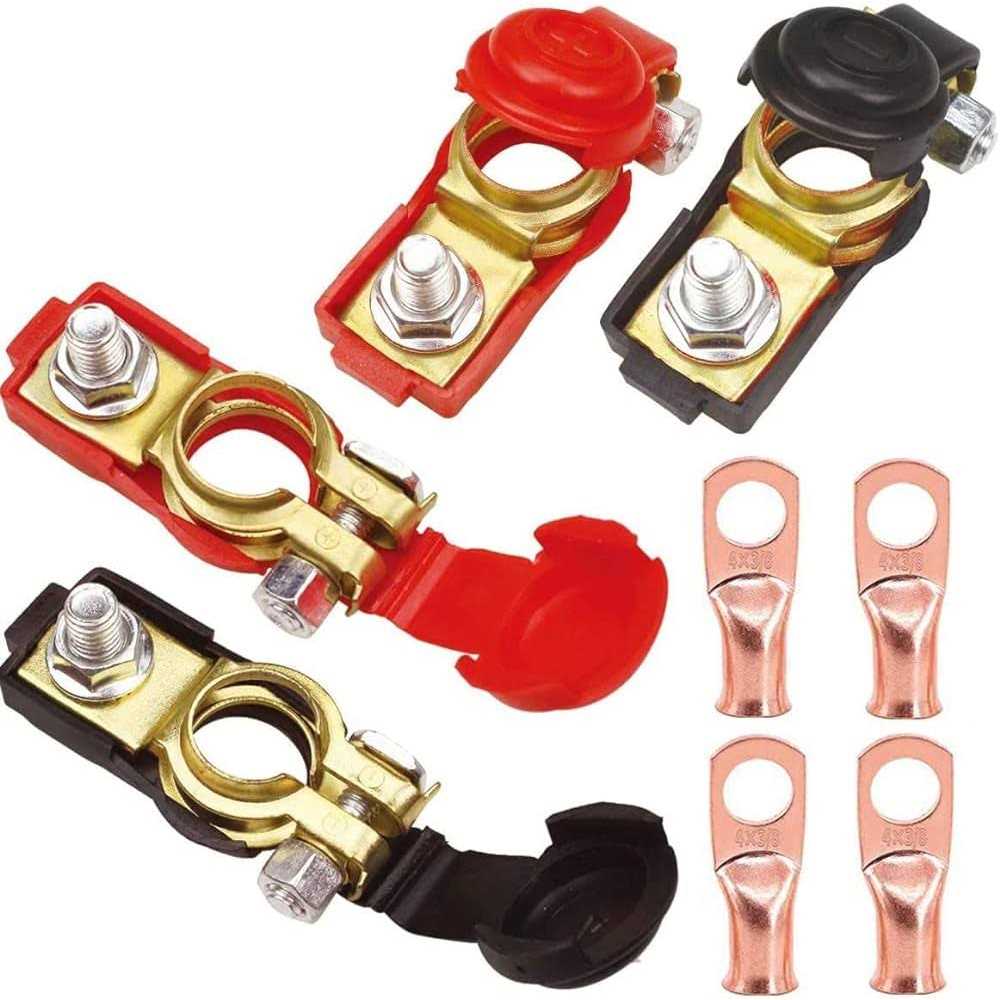 Tkdmr 160pcs Copper Wire Lugs Awg2 4 6 8 10 12 With Heat Shrink Set - Zenithce