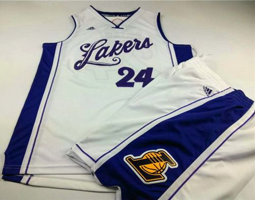 Lakers #24 Kobe Bryant White 2015-2016 Christmas Day A Set Stitched Jersey - Zenithce