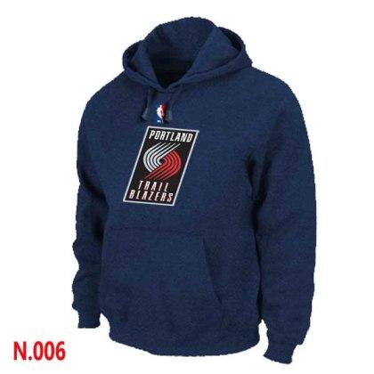 Mens Portland Trail Blazers Dark blue Pullover Hoodie - Zenithce