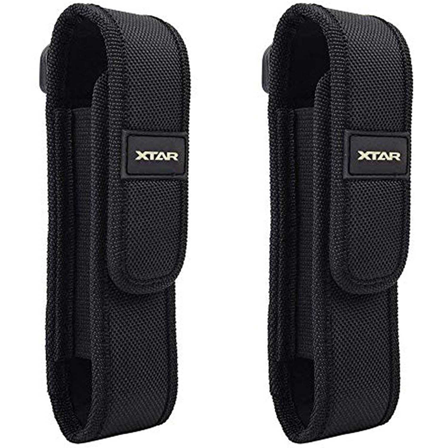 XTAR 2-Pack Flashlight Pouch Holster Holder for 5.9-8.2 Flash Light Compatible with FENIX UC30 UC35 E35 Surefire G2X 6P 6PX E2L UltraFire 501B 502B - Zenithce