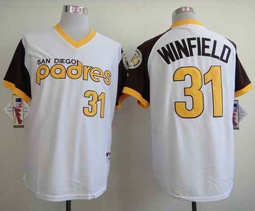 Padres #31 Dave Winfield White 1978 Turn Back The Clock Stitched Jersey - Zenithce