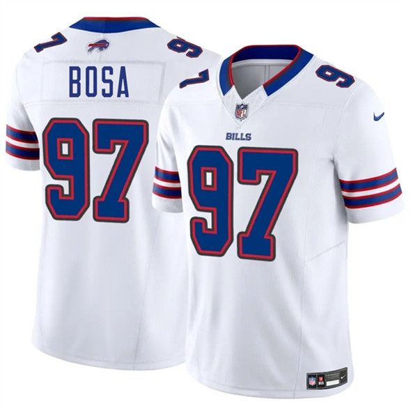 Buffalo Bills #97 Joey Bosa White 2025 F.U.S.E. Vapor Untouchable Limited Stitched Jersey - Zenithce