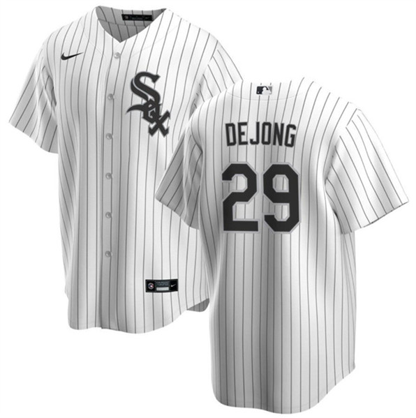 Chicago White Sox #29 Paul DeJong White Cool Base Stitched Jersey - Zenithce