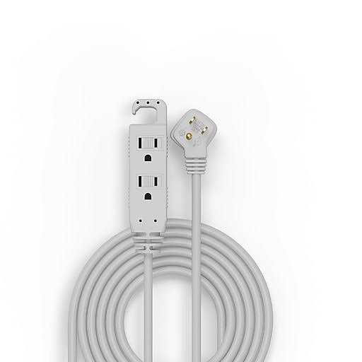 Staples 15′ Extension Cord 3-Outlet with Safety Covers - Zenithce