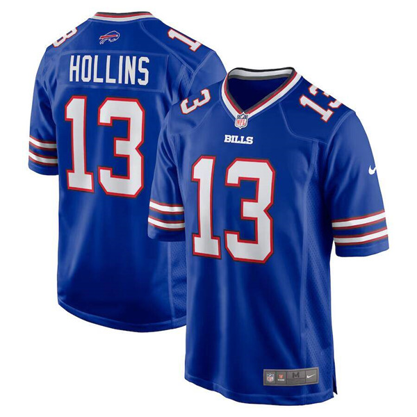 Buffalo Bills #13 Mack Hollins Royal Stitched Game Jersey - Zenithce