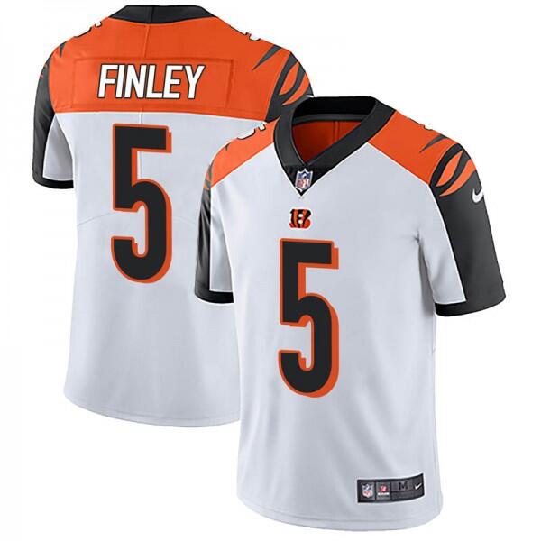 Cincinnati Bengals #5 Ryan Finley White Vapor Untouchable Limited Stitched Jersey - Zenithce