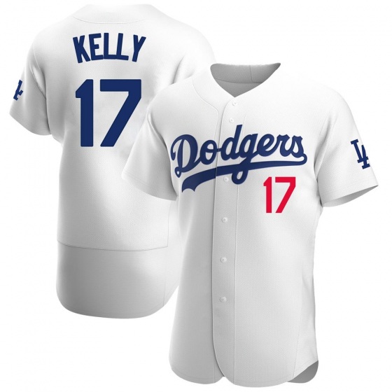 Los Angeles Dodgers #17 Joe Kelly White Flex Base Stitched Jersey - Zenithce