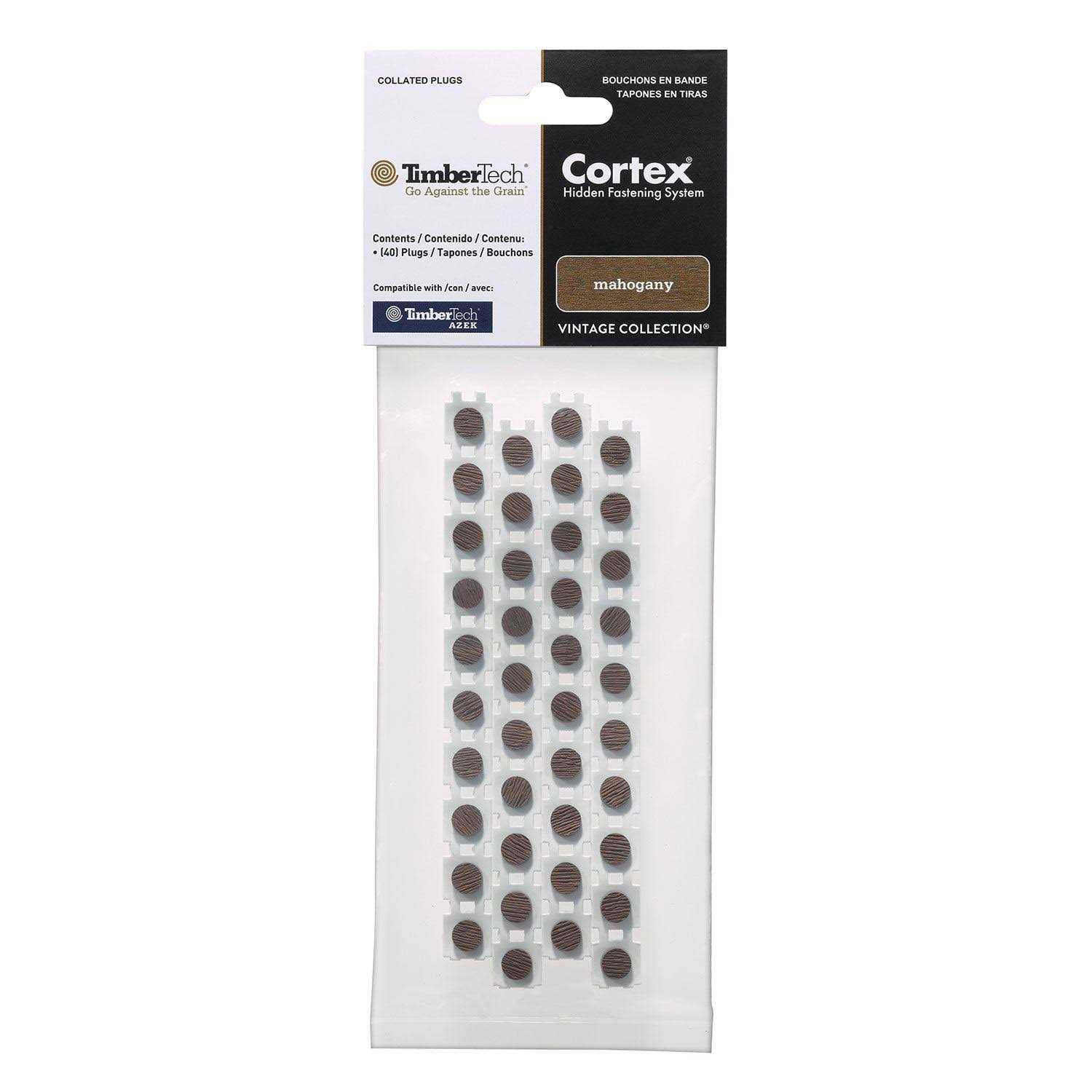 FastenMaster Collated Cortex Replacement Plugs for TimberTech Azek Decking - Zenithce