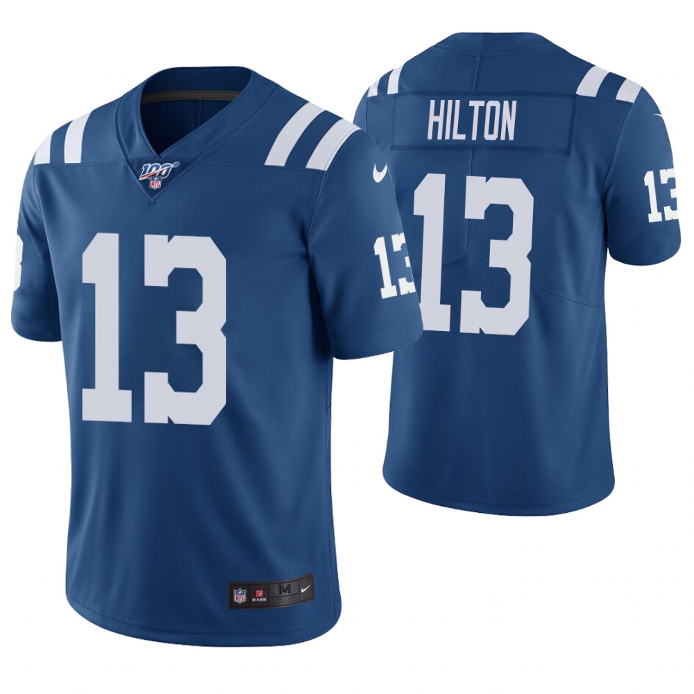 Indianapolis Colts #13 T.Y. Hilton 100th Season Vapor Untouchable Limited Stitched Jersey. - Zenithce