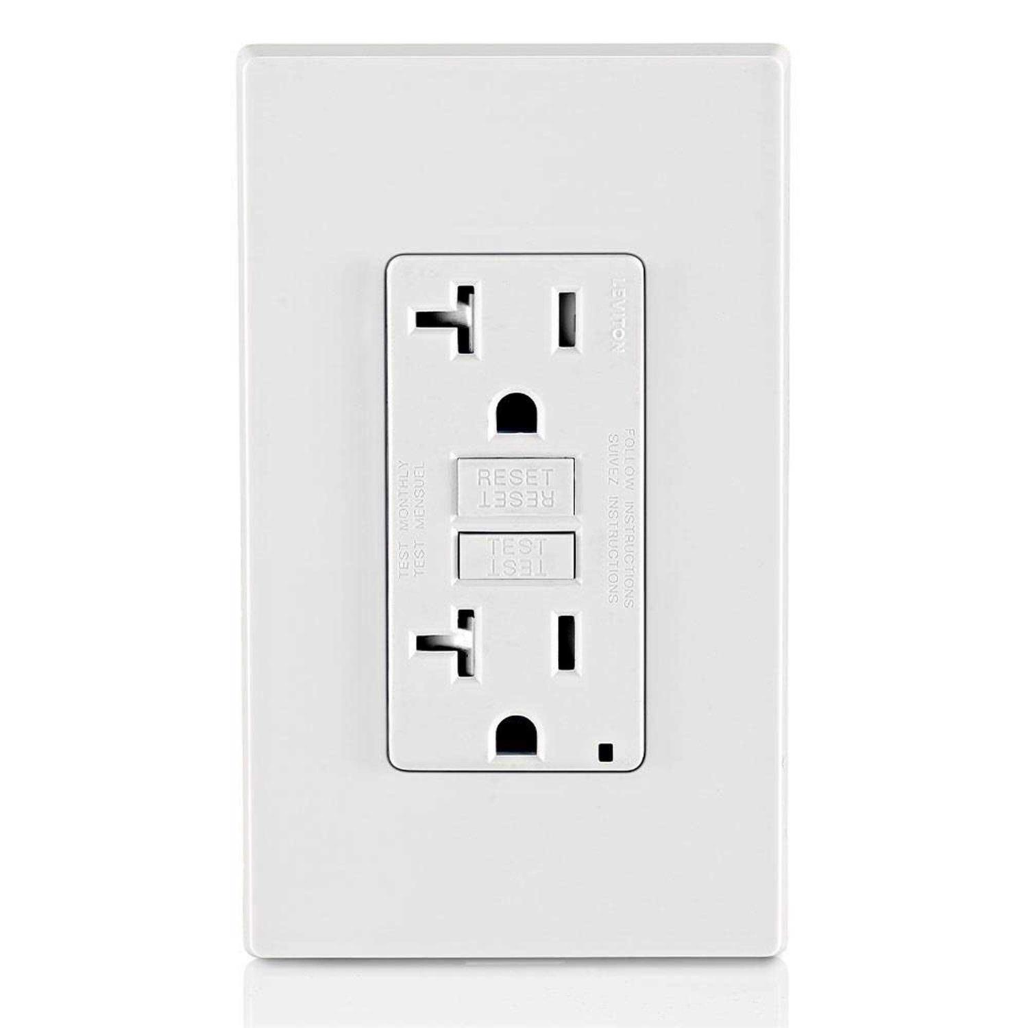 Leviton GFTR2-5LW 20A 125V Receptacle - Zenithce