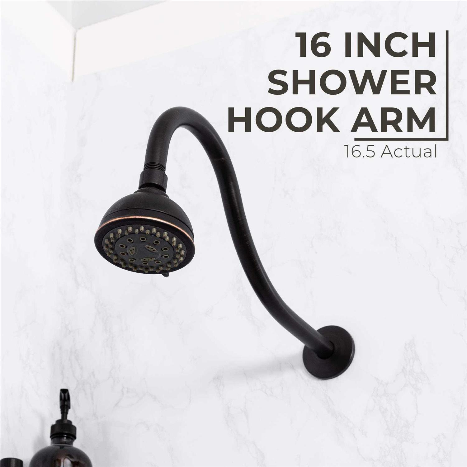 Shower Head Extension Arm by JS Jackson Supplies 16 inch Assembled Length - Zenithce