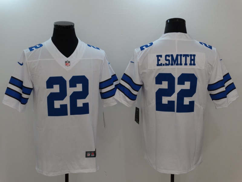 Dallas Cowboys #22 Emmitt Smith White Vapor Untouchable Player Limited Jersey - Zenithce