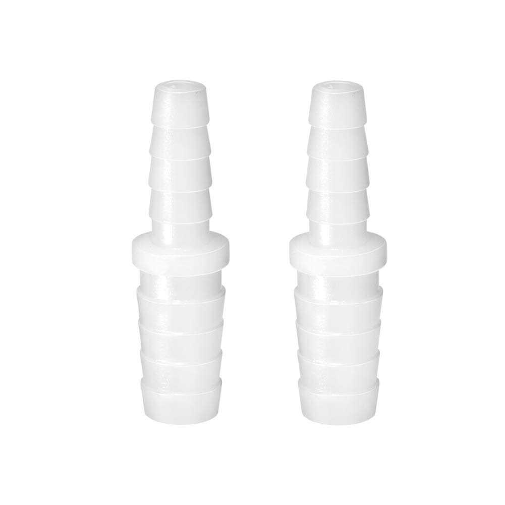 Quickun Plastic Hose Barb Fitting Barbed Splicer Mender Joint Adapter Union Fitting - Zenithce
