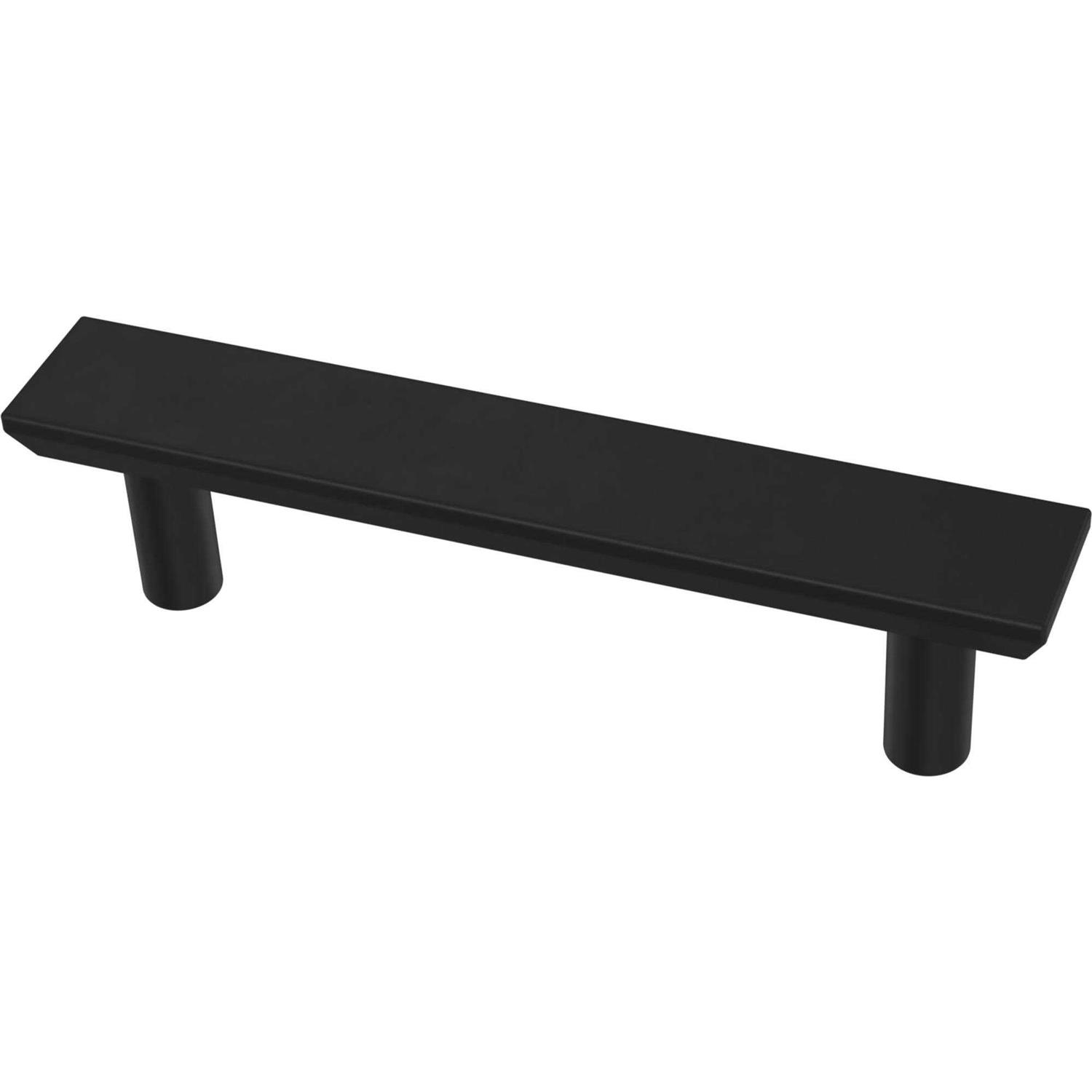 Franklin Brass Parow 1-1/8-in Matte Black Square Cabinet Knob P29542K-FB-C - Zenithce