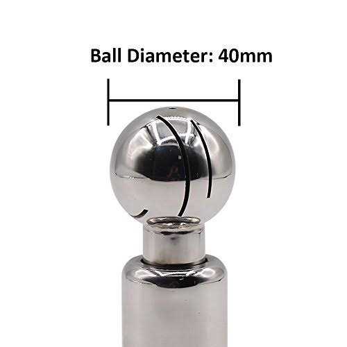 DERNORD Fixed Spray Ball Stainless Steel 304 Tank Cleaning Ball - Zenithce