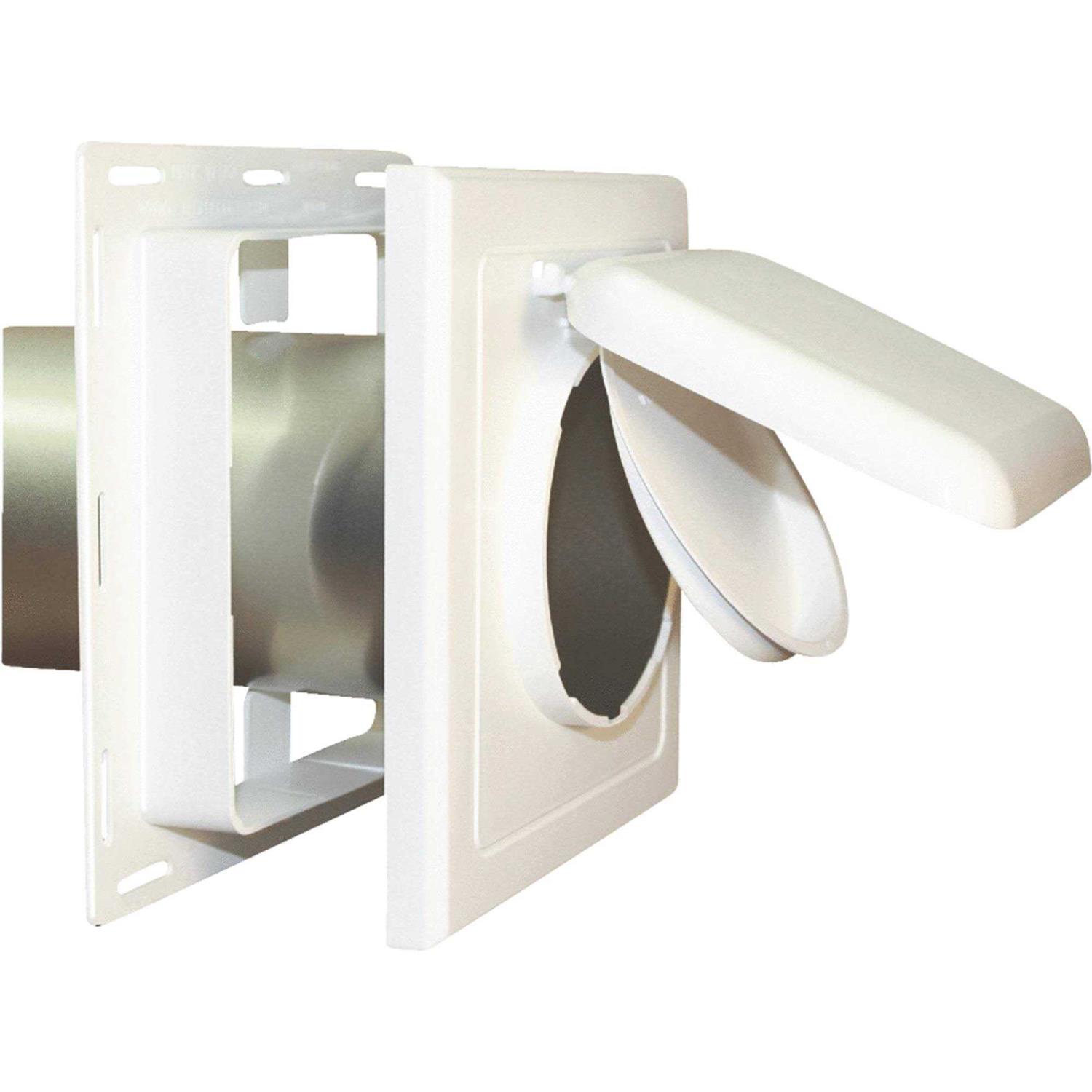 No-Pest 4 In. Brown Plastic J-Block Dryer Vent Hood - Zenithce