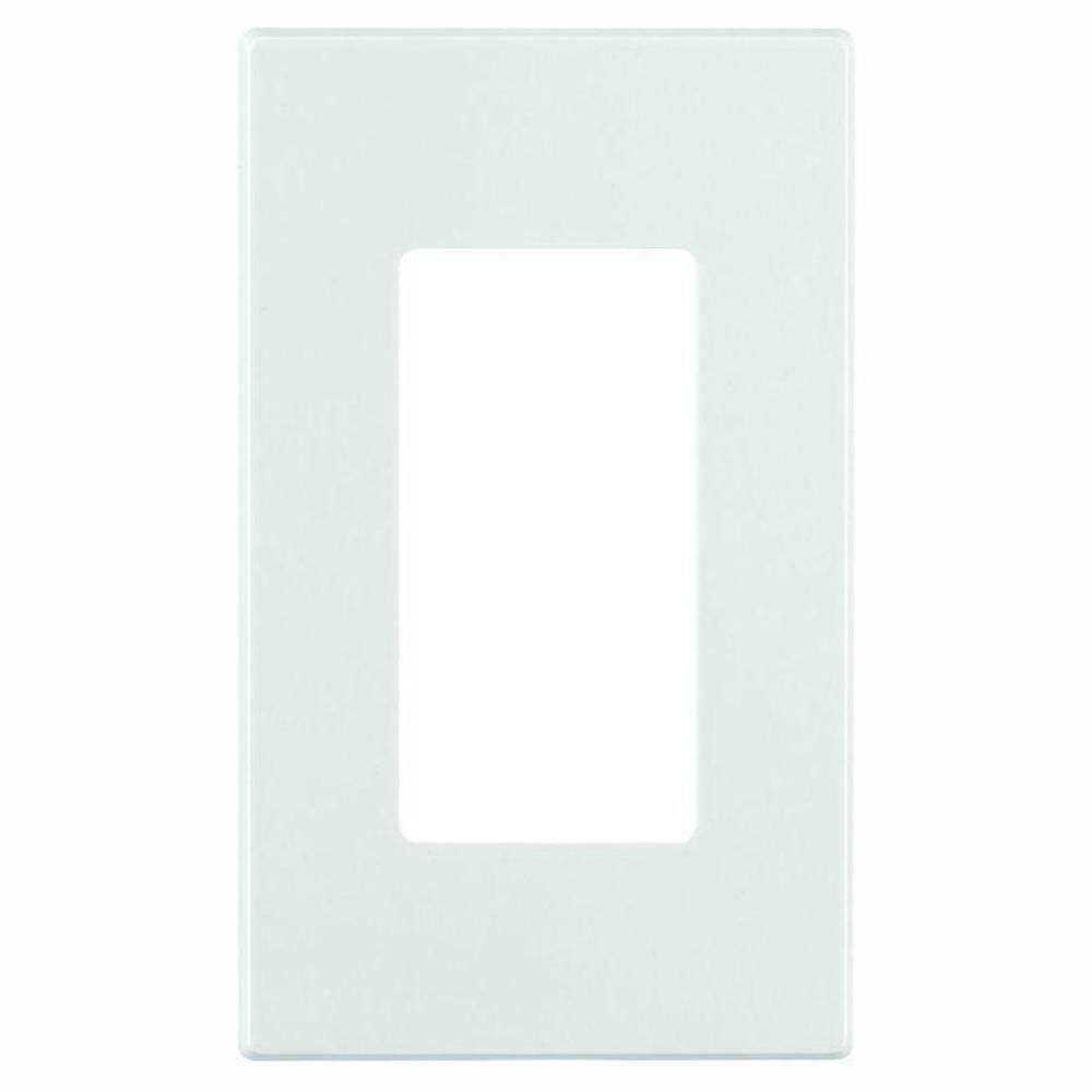 Leviton White 1-Gang Decorator/Rocker Wall Plate - Zenithce