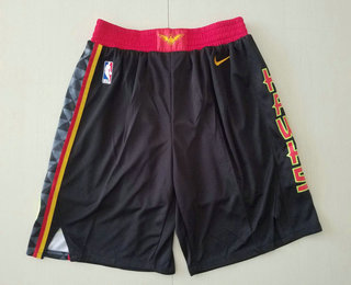 Atlanta Hawks Black 2019 Swingman Stitched Shorts - Zenithce