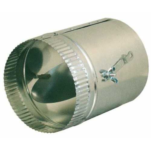 The Sheet Metal Kid 4-in HVAC Duct Manual Volume Damper with Sleeve - Zenithce